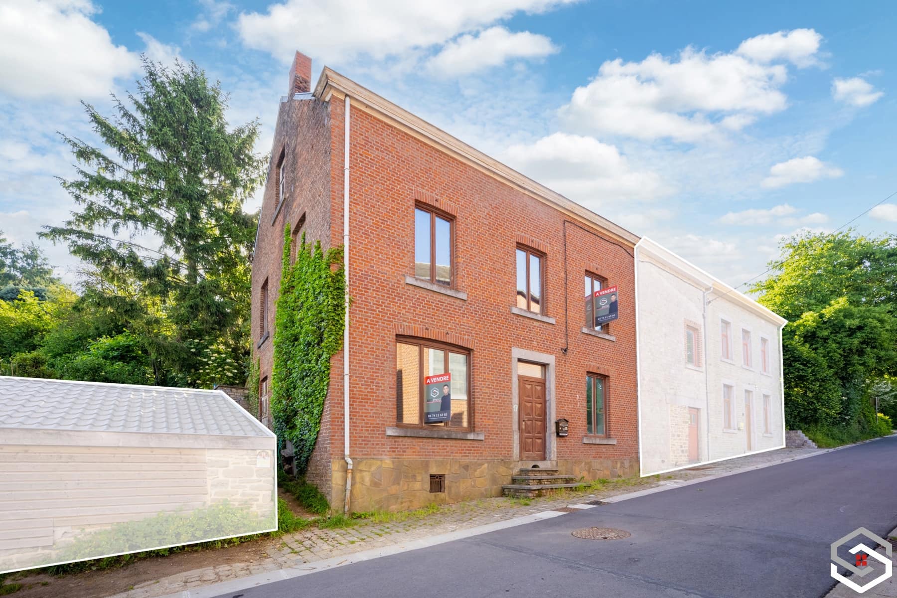 MAGNIFIQUE MAISON 3 FACADES - POSS. 6 CH - JARDIN - FONTIN